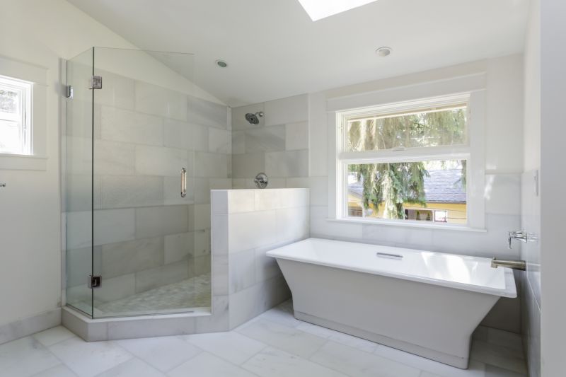 Contemporary Bathroom with New Tub